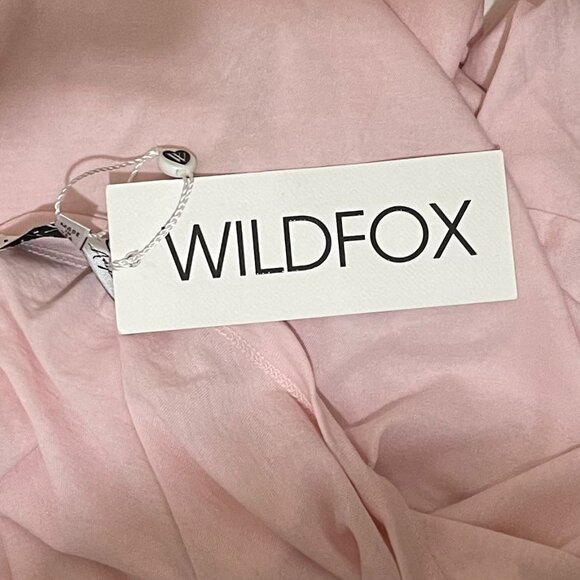 Wildfox Oversized Maxwell Pink Lace Up Half Sleeve Over1/2 sized Top NWT - Picture 6 of 8